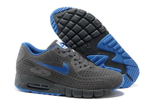 Air Max 90 Current Moire Men Gray Blue Running Shoes Online Shop